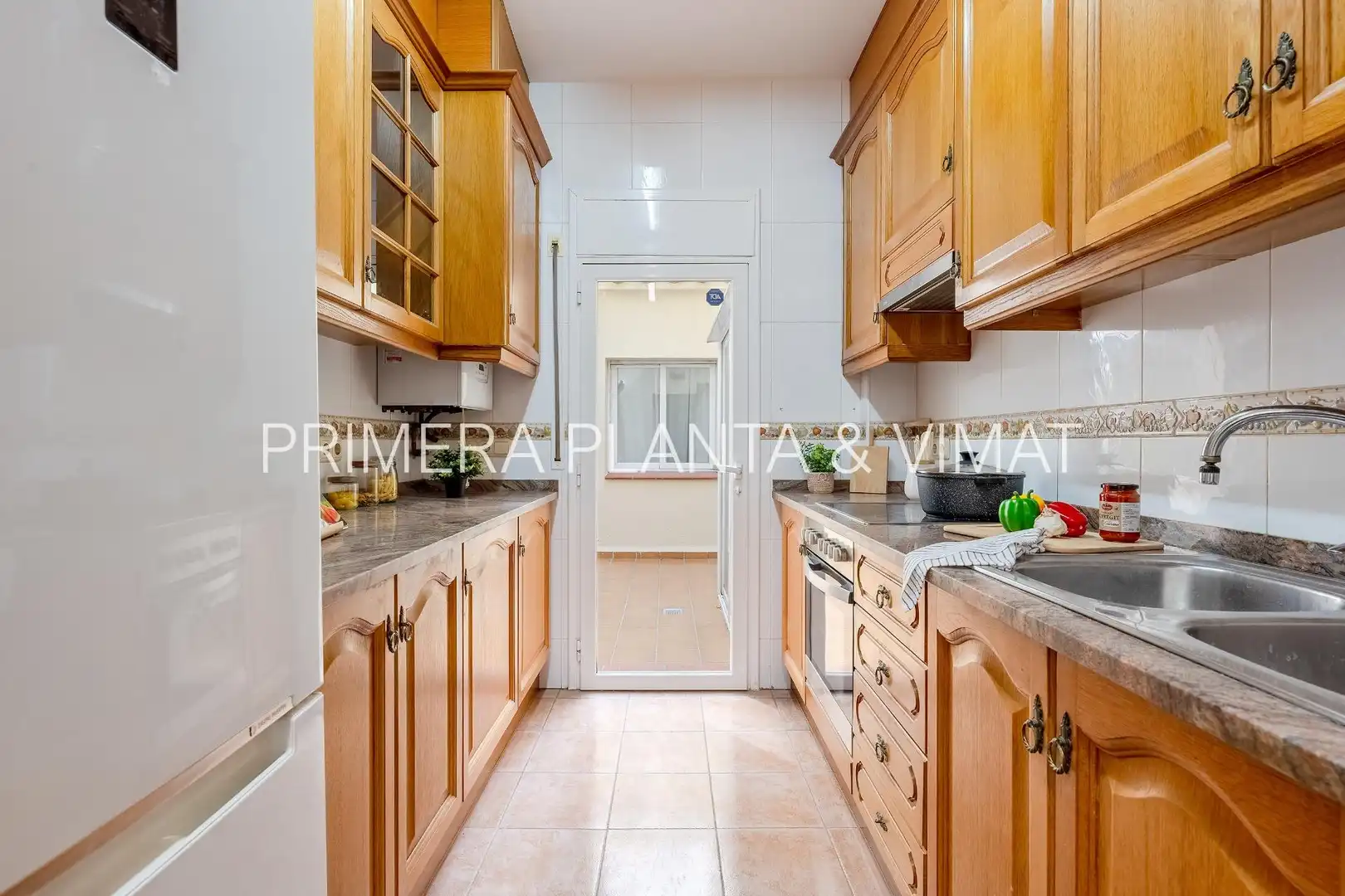 Cocina de Planta baja en venta en Mataró con Aire acondicionado, Calefacción y Terraza