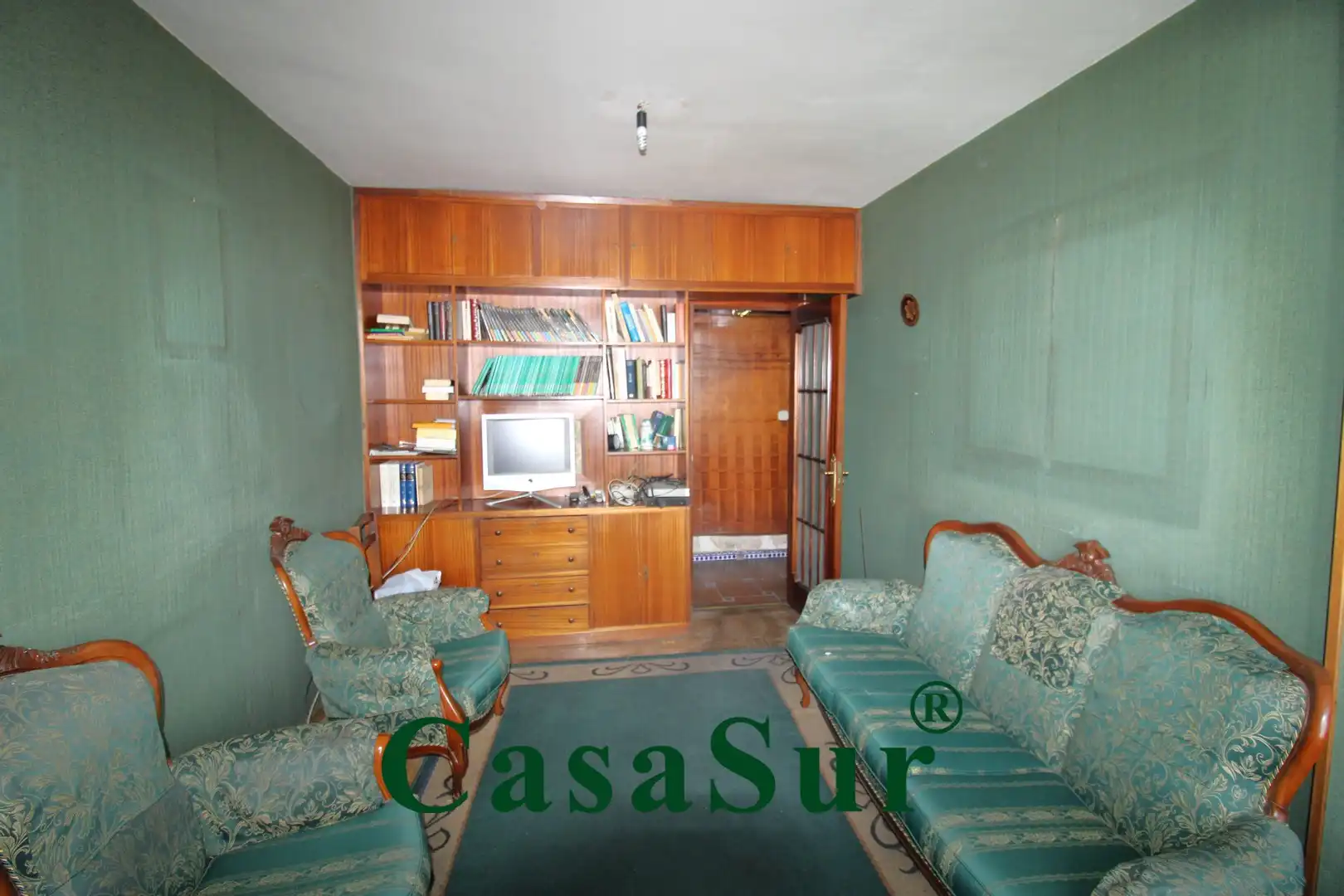 Sala de estar de Piso en venta en Valladolid con Calefacción, Parquet y Terraza