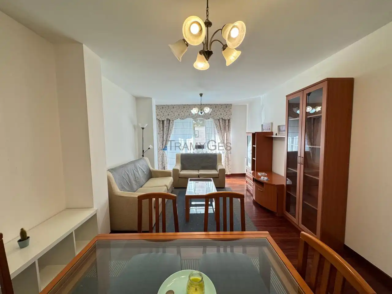 Living room of Flat for sale in Vigo   with Heating, Parquet flooring and Storage room