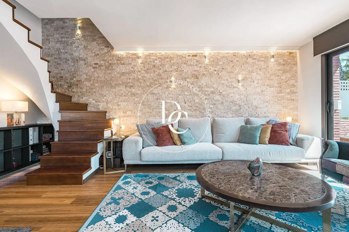 Sala d'estar de Casa o xalet en venda en Sitges amb Aire condicionat, Calefacció i Jardí privat