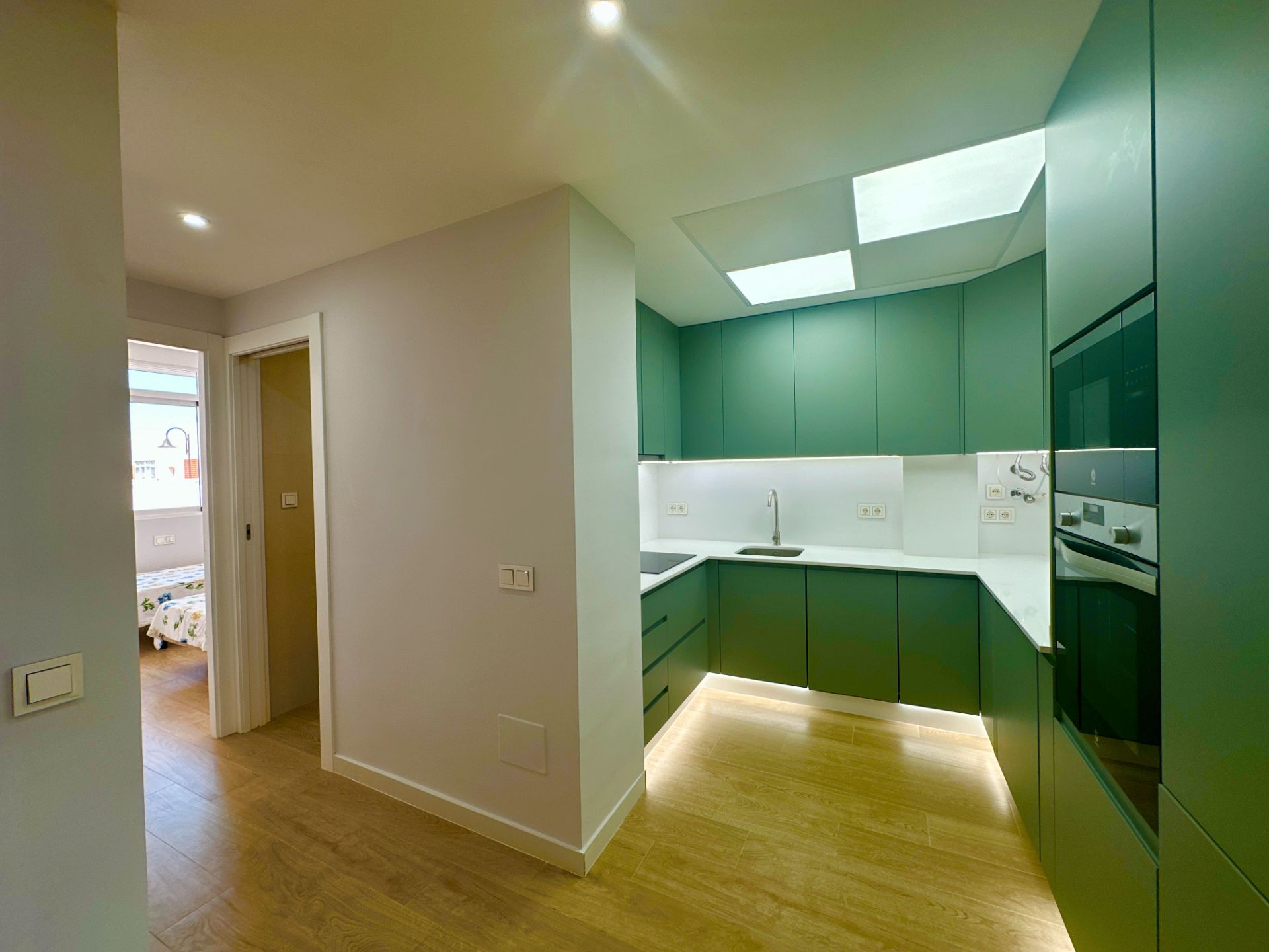 Kitchen of Flat for sale in Mojácar  with Air Conditioner, Parquet flooring and Terrace