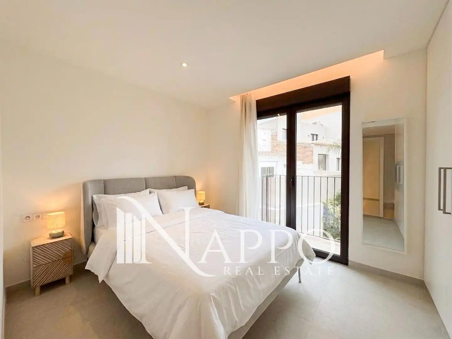 Bedroom of Flat for rent in  Palma de Mallorca  with Air Conditioner, Terrace and Swimming Pool