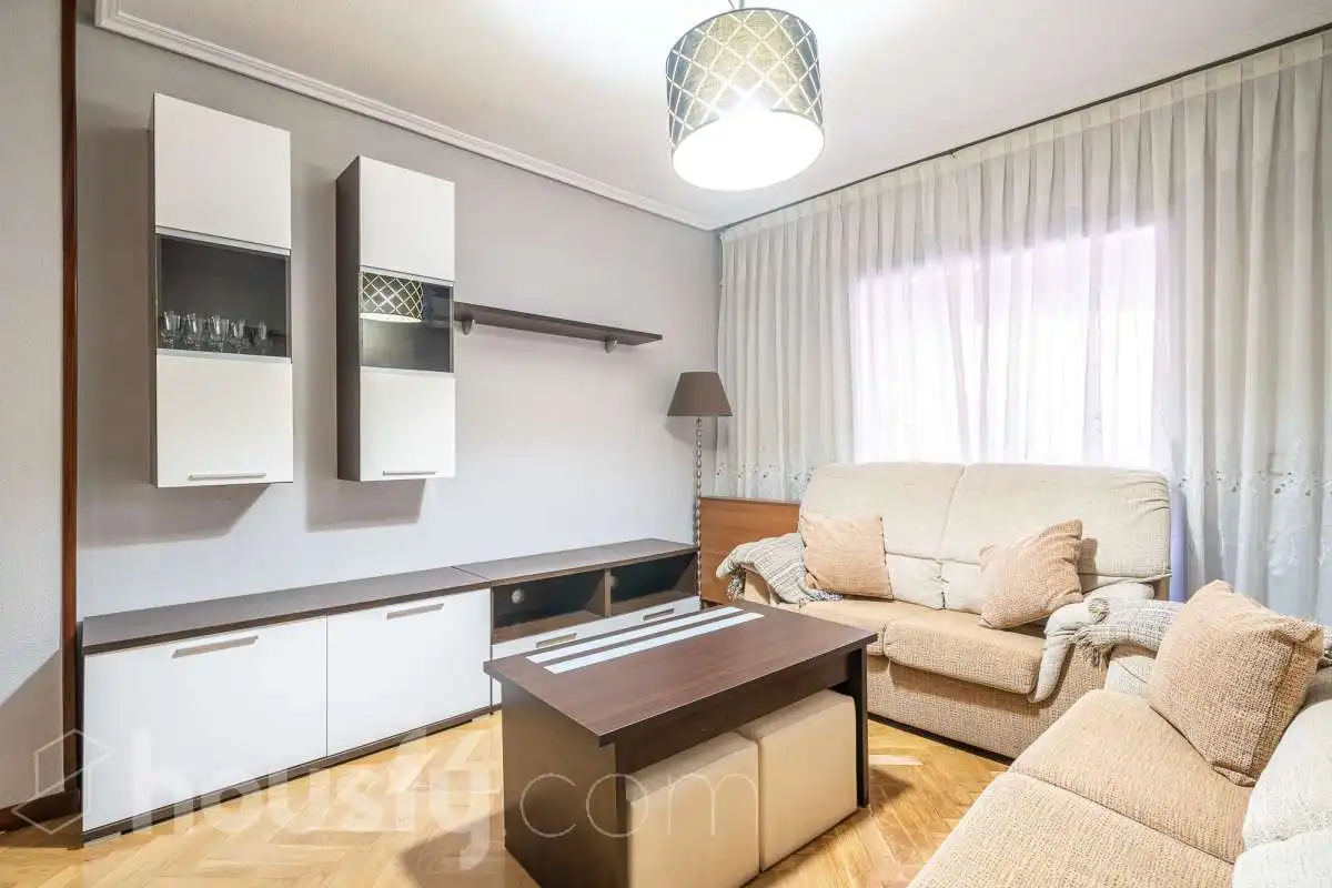 Sala d'estar de Planta baixa de lloguer en Madrid amb Aire condicionat, Calefacció i Terrassa