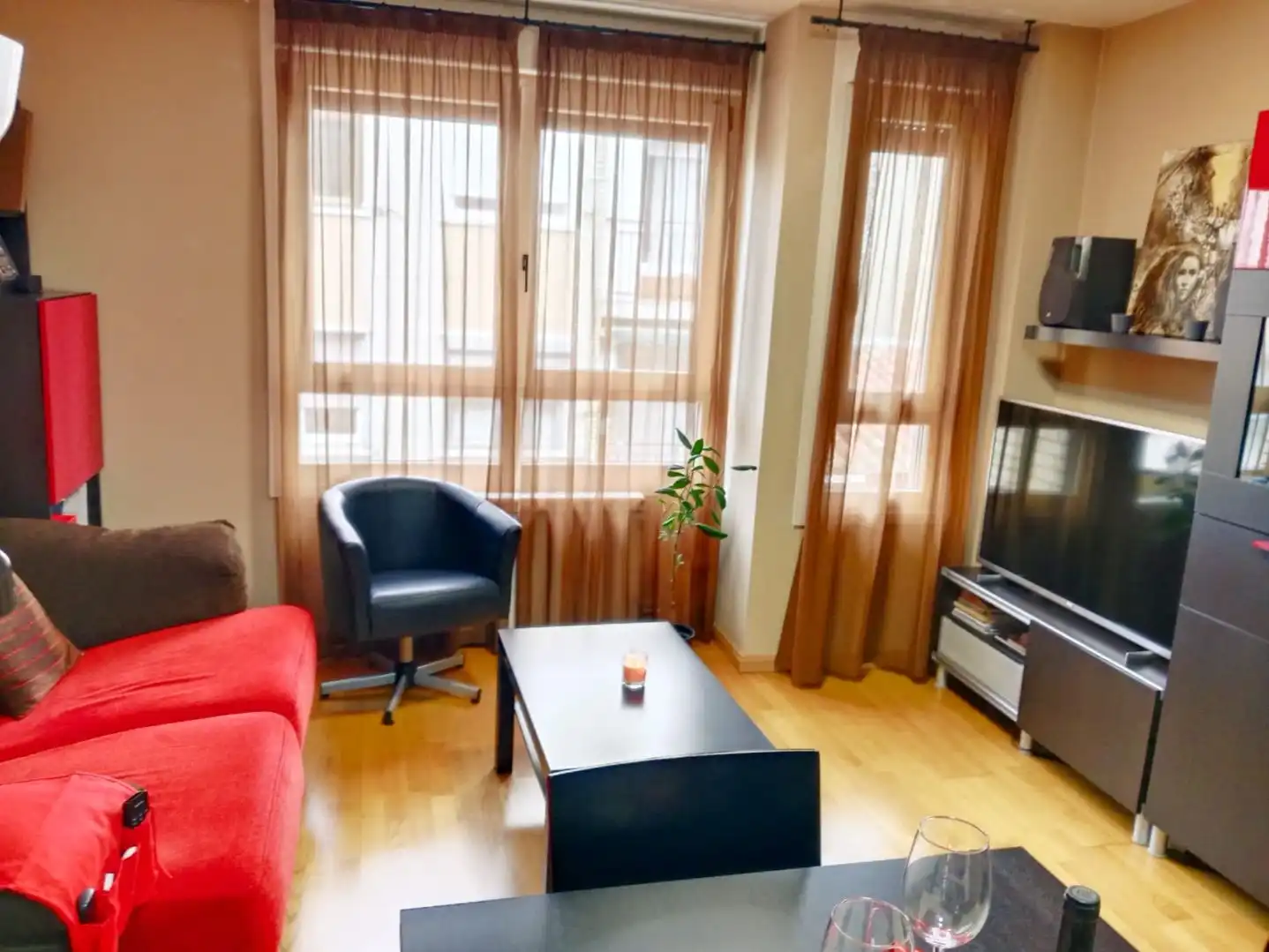 Sala de estar de Ático en venta en  Zaragoza Capital con Aire acondicionado y Terraza