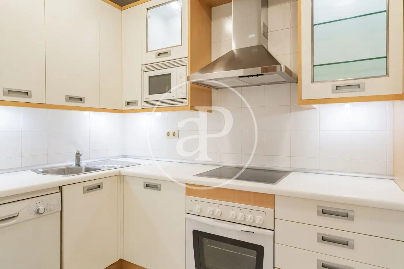 Cuina de Pis de lloguer en Madrid amb Aire condicionat, Calefacció i Traster