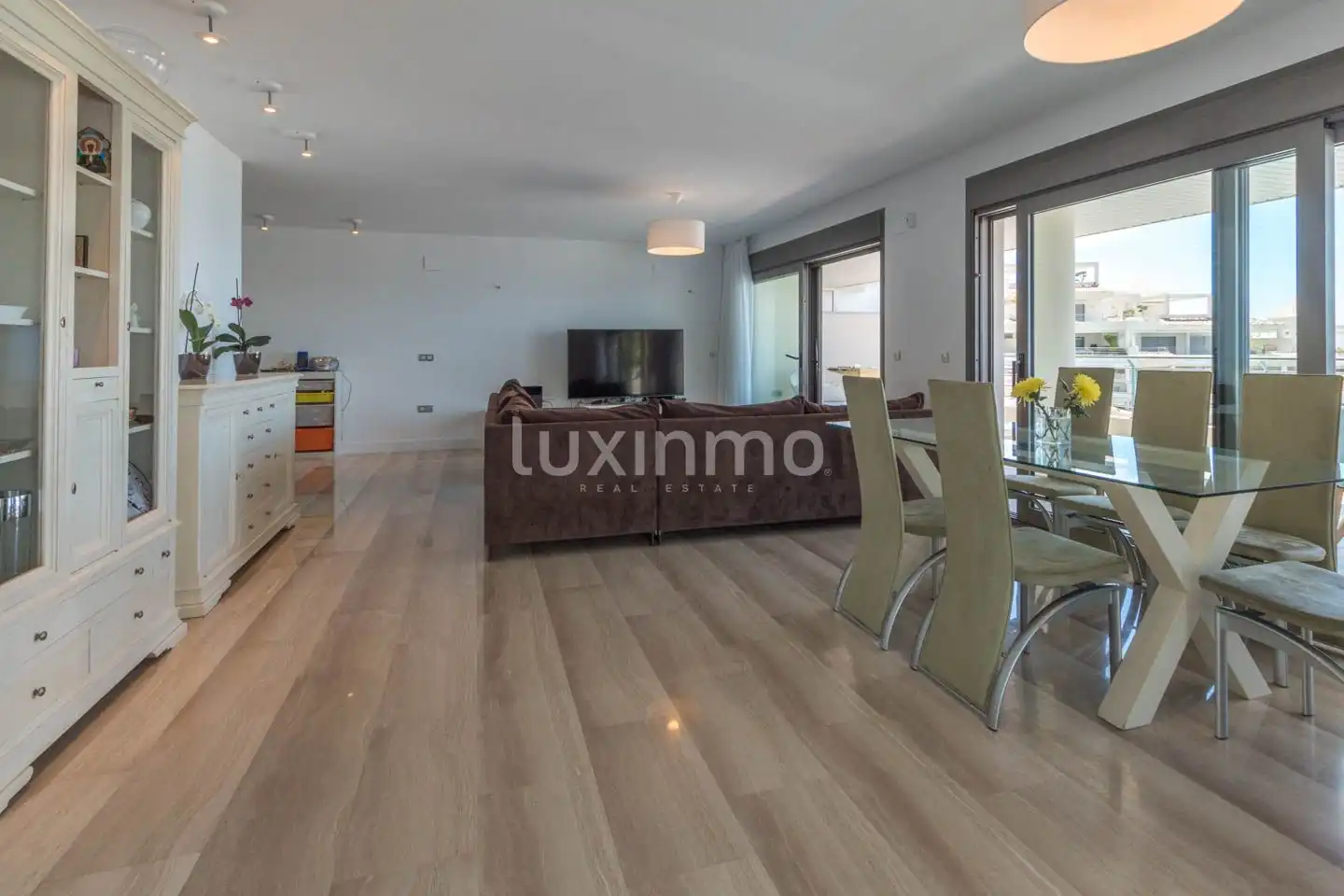 Sala de estar de Ático en venta en Altea con Aire acondicionado, Calefacción y Terraza