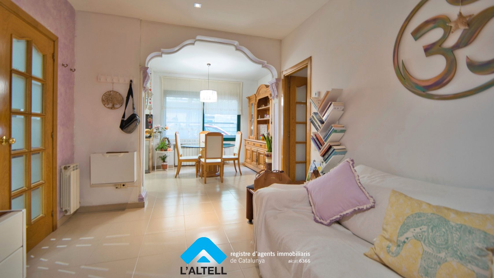 Living room of Flat for sale in La Garriga  with Heating, Terrace and Internet