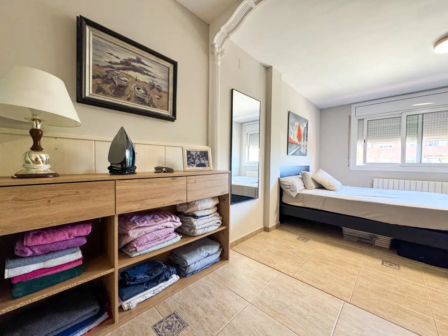 Bedroom of Flat for sale in Sentmenat  with Air Conditioner, Heating and Oven
