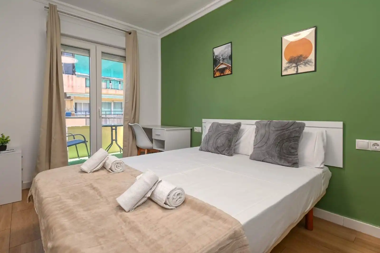 Bedroom of Flat for share in Alicante / Alacant  with Air Conditioner and Furnished