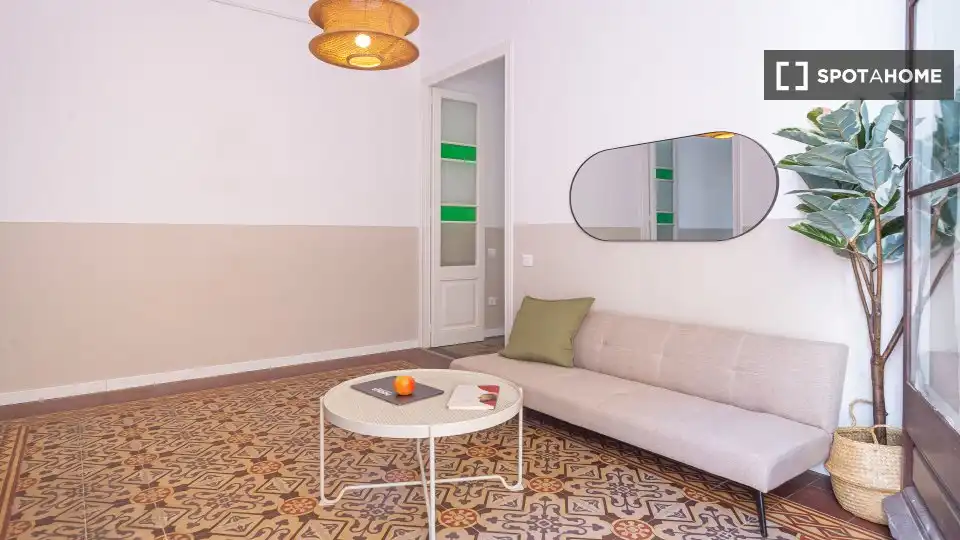 Living room of Flat for share in Sant Andreu
