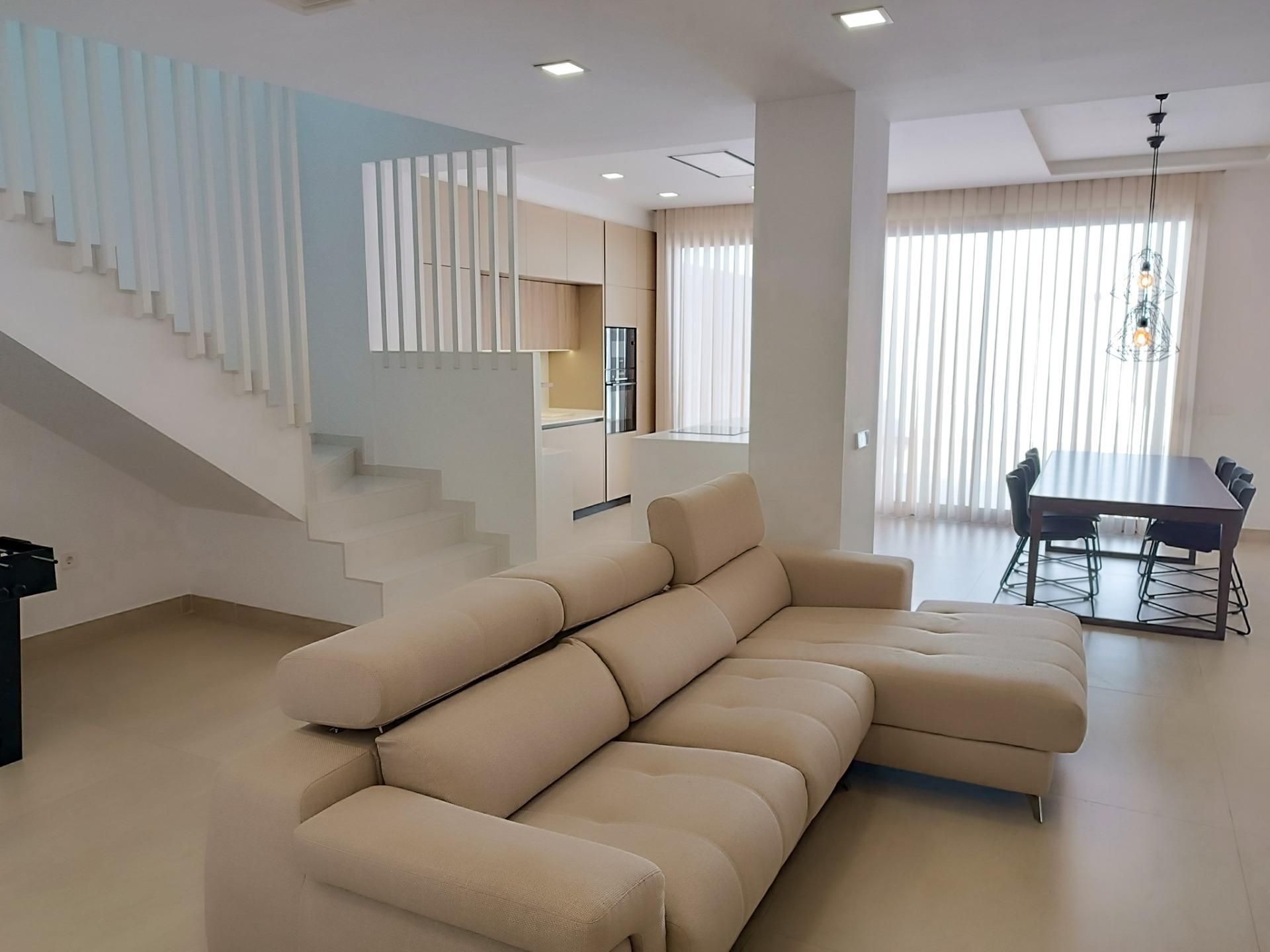 Sala d'estar de Casa o xalet en venda en Villanueva de Castellón amb Aire condicionat, Terrassa i Balcó