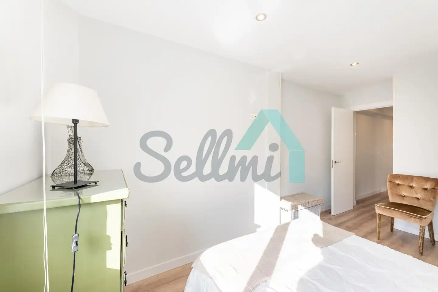 Bedroom of Flat for rent in Gijón   with Heating and Furnished