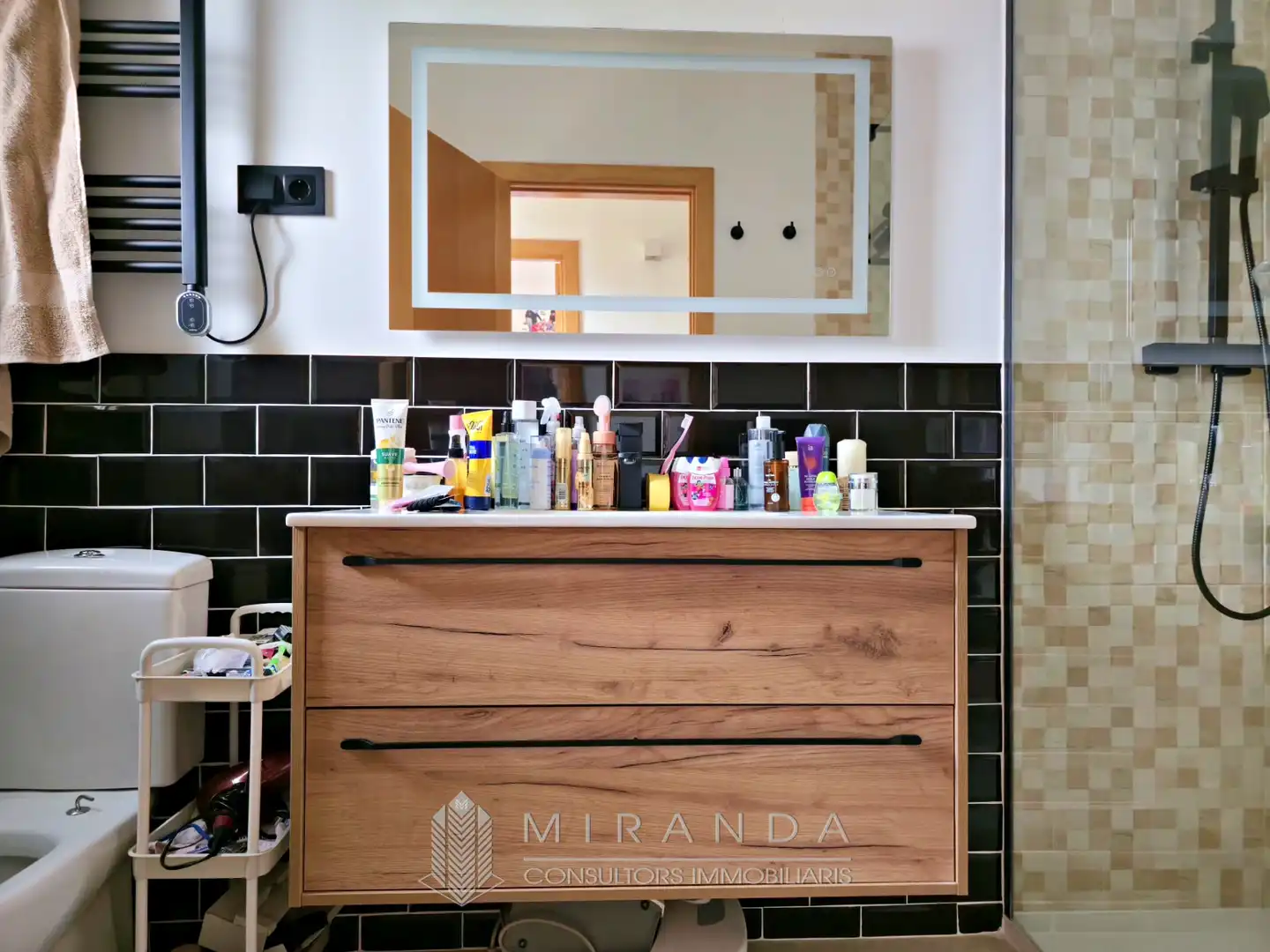 Baño de Casa o chalet en venta en Vallromanes con Aire acondicionado, Calefacción y Jardín privado