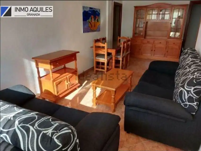 Living room of Flat for rent in Granada  with Air Conditioner and Furnished
