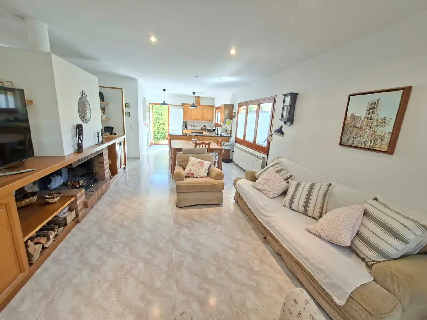 Sala de estar de Casa o chalet en venta en Breda con Calefacción y Jardín privado