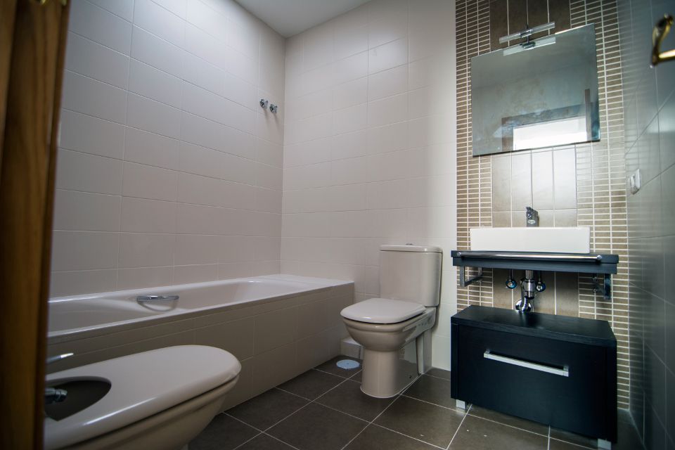 Baño de Casa o chalet de alquiler en Roquetas de Mar con Terraza, Horno y Microondas