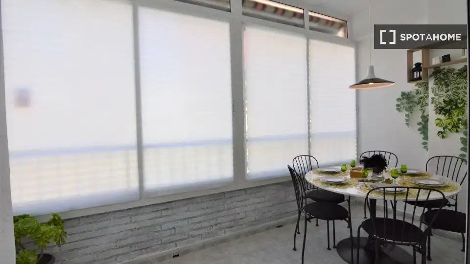 Terraza de Piso de alquiler en Cullera con Aire acondicionado, Calefacción y Amueblado