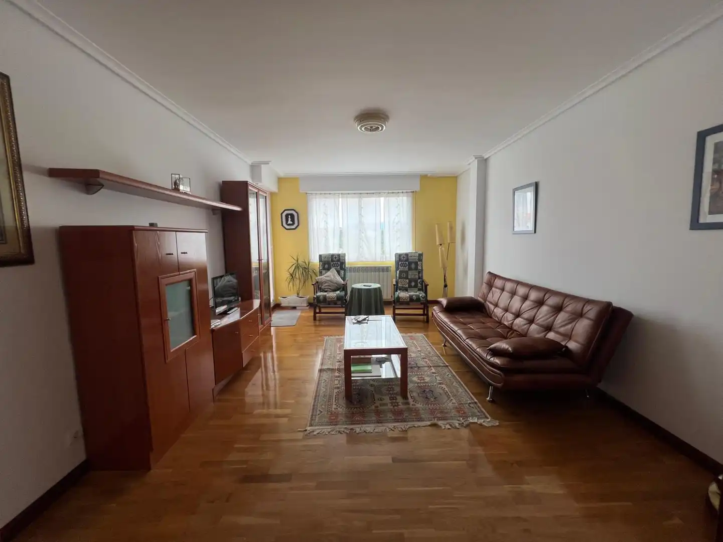 Sala de estar de Piso en venta en  Logroño con Calefacción, Parquet y Terraza
