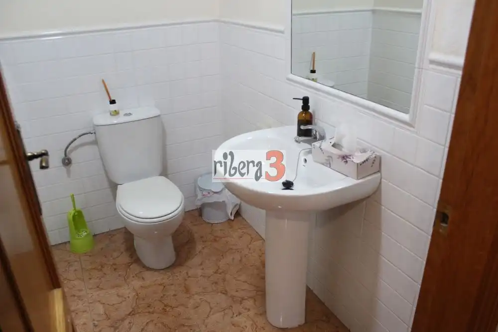 Badezimmer von Einfamilien-Reihenhaus zum Verkauf in San Javier mit Klimaanlage, Terrasse und Balkon