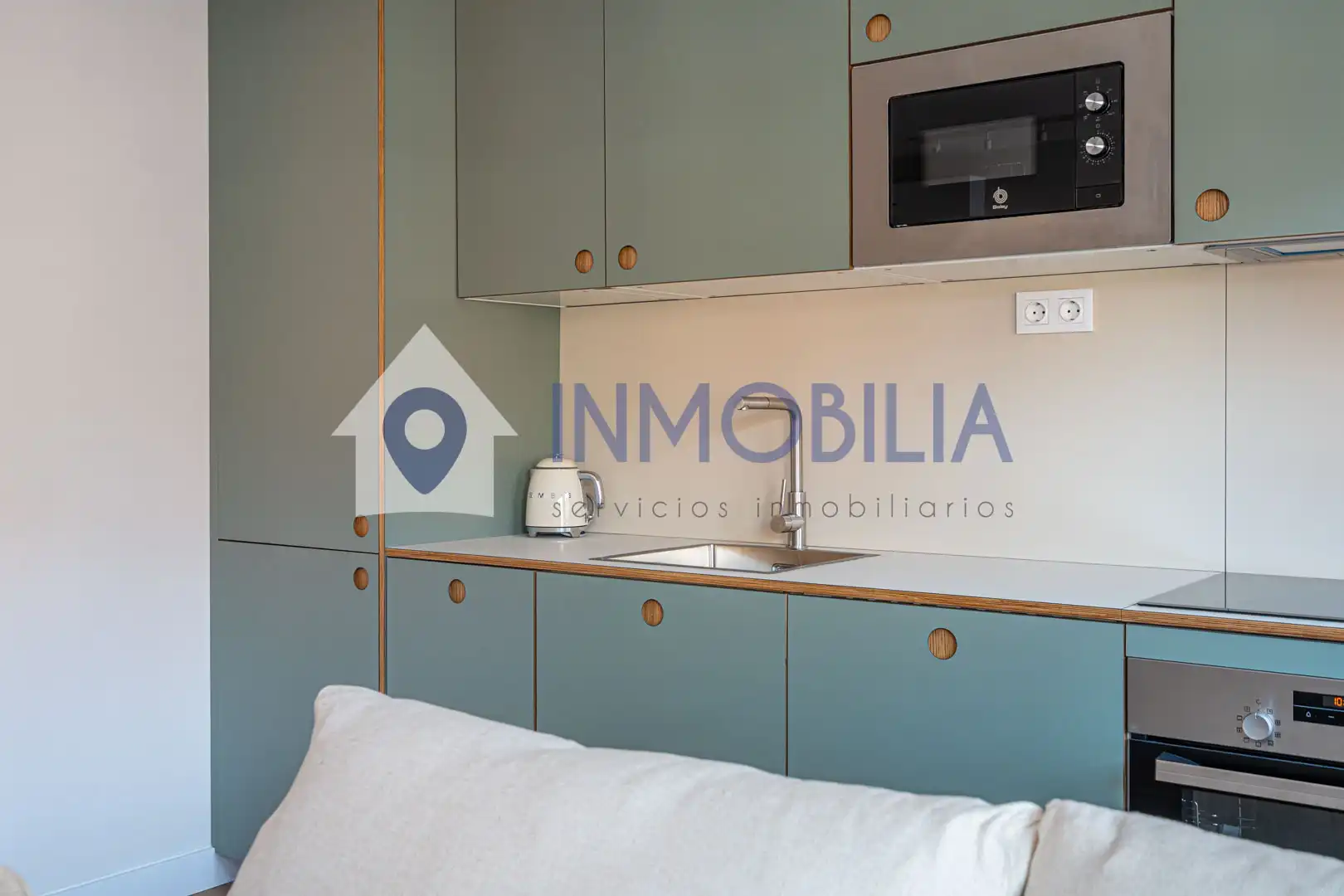 Kitchen of Flat for sale in Madrid  with Air Conditioner, Heating and Terrace