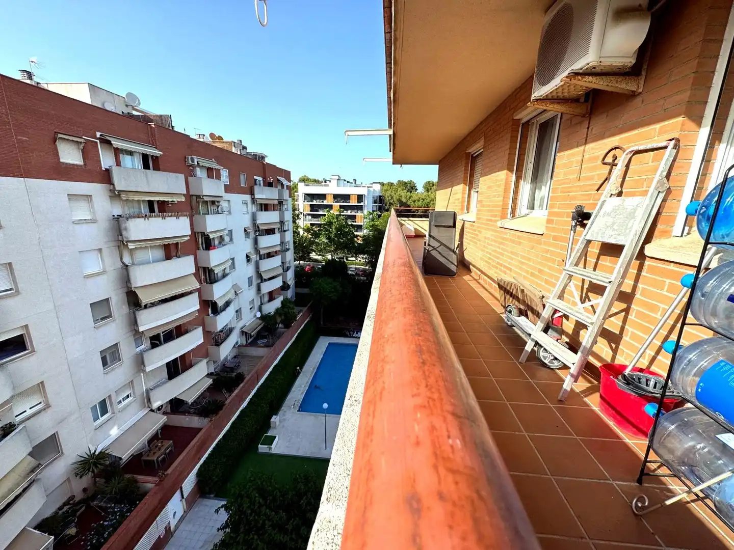Terrasse von Dachboden zum Verkauf in Castelldefels mit Klimaanlage, Heizung und Parkett