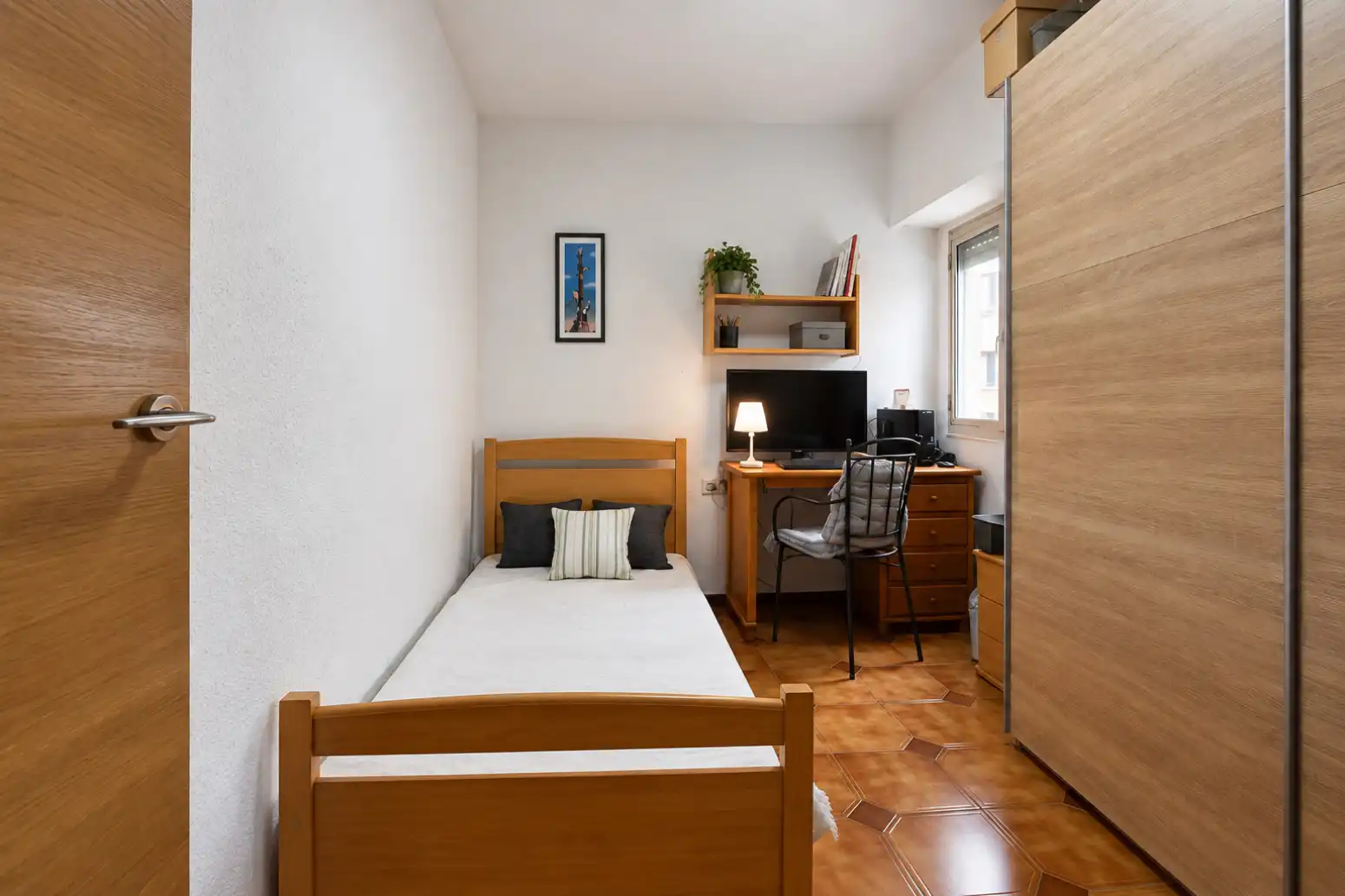 Bedroom of Flat for sale in Rafelbuñol / Rafelbunyol  with Air Conditioner, Storage room and Balcony