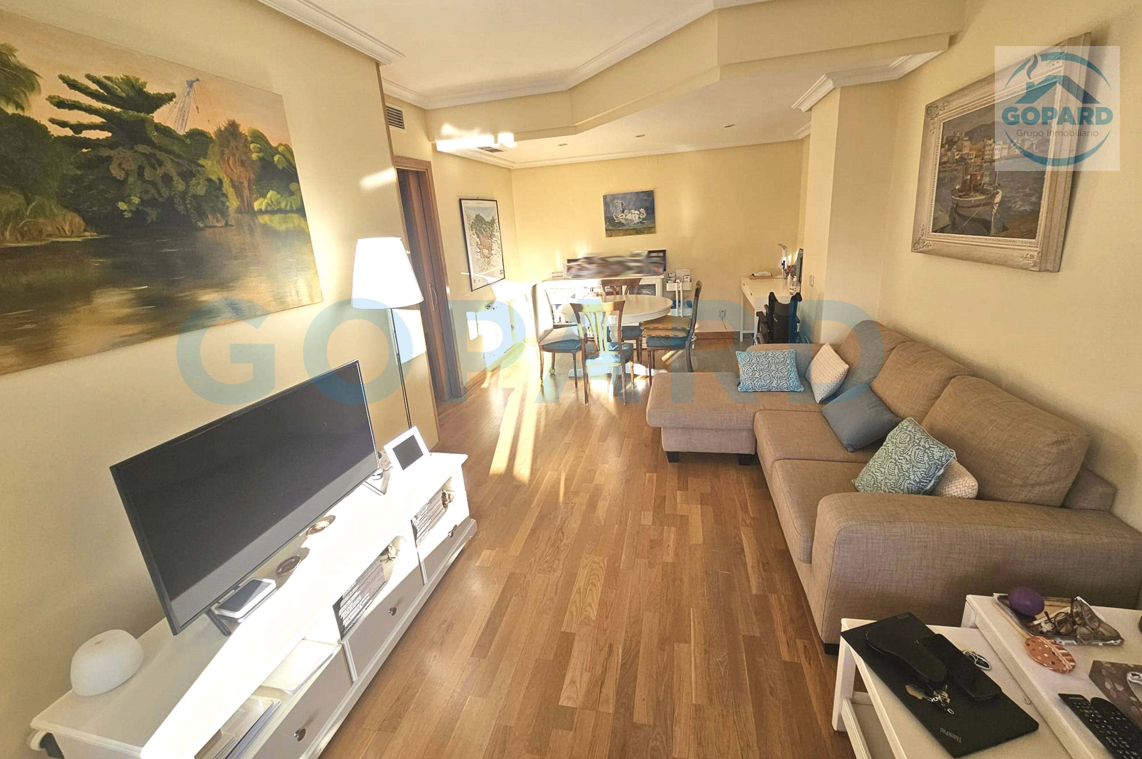 Living room of Flat to rent in Villanueva de la Cañada  with Air Conditioner, Heating and Private garden