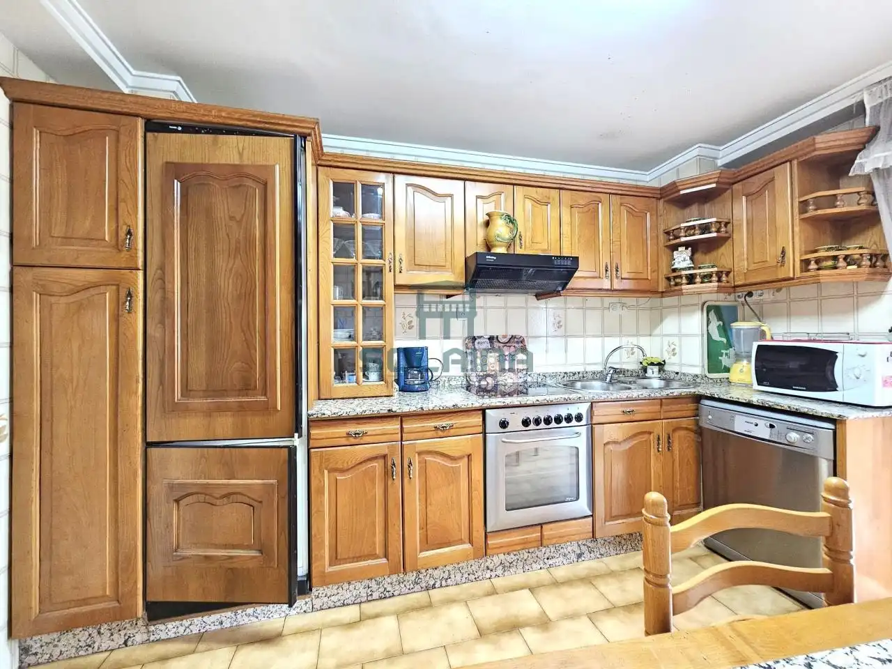 Cocina de Piso en venta en Ourense Capital  con Calefacción, Trastero y Amueblado