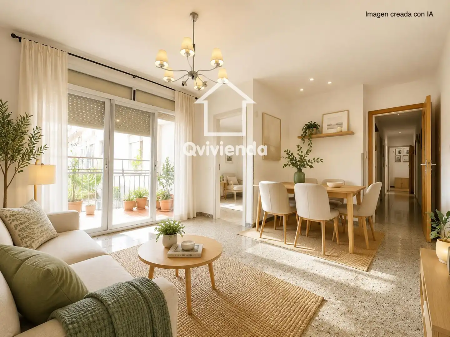 Sala de estar de Ático en venta en Santa Coloma de Gramenet con Calefacción