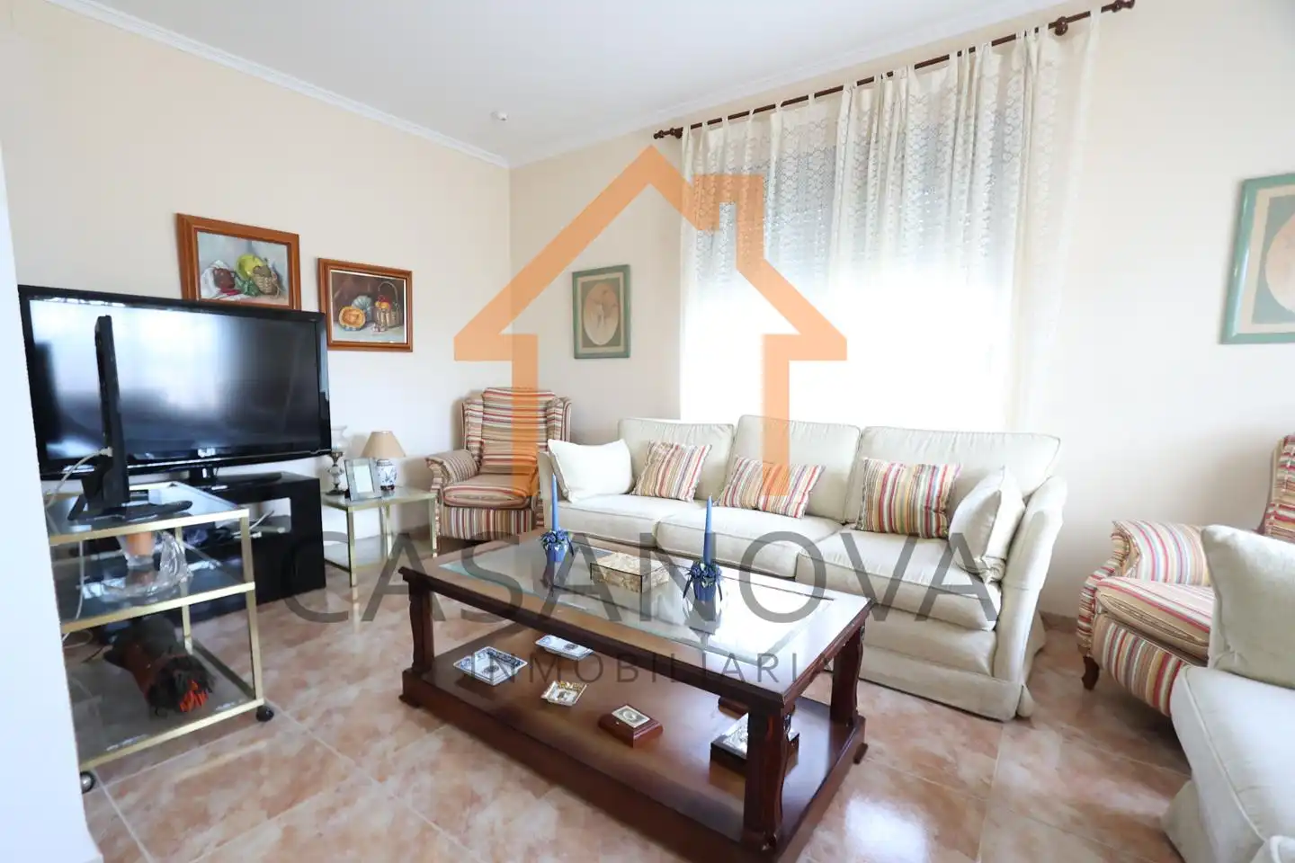 Sala de estar de Casa o chalet en venta en Cotes con Jardín privado, Terraza y Piscina