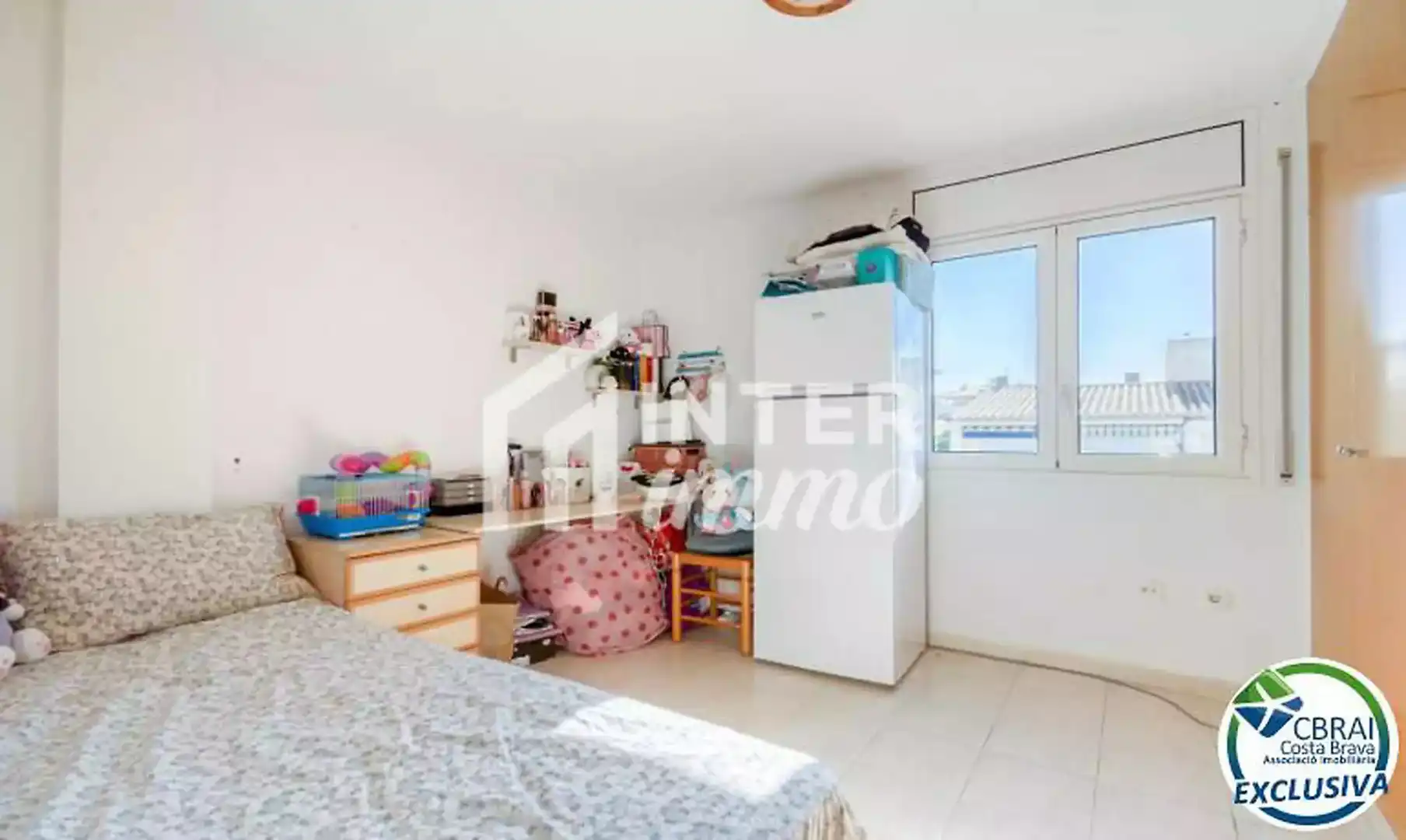 Bedroom of Flat for sale in Roses  with Air Conditioner and Terrace
