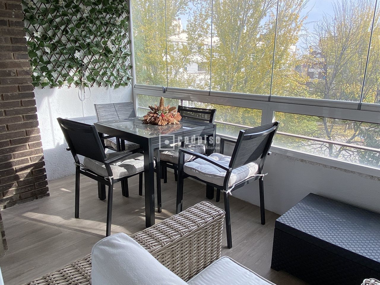 Terrace of Flat to rent in  Madrid Capital  with Air Conditioner, Heating and Terrace