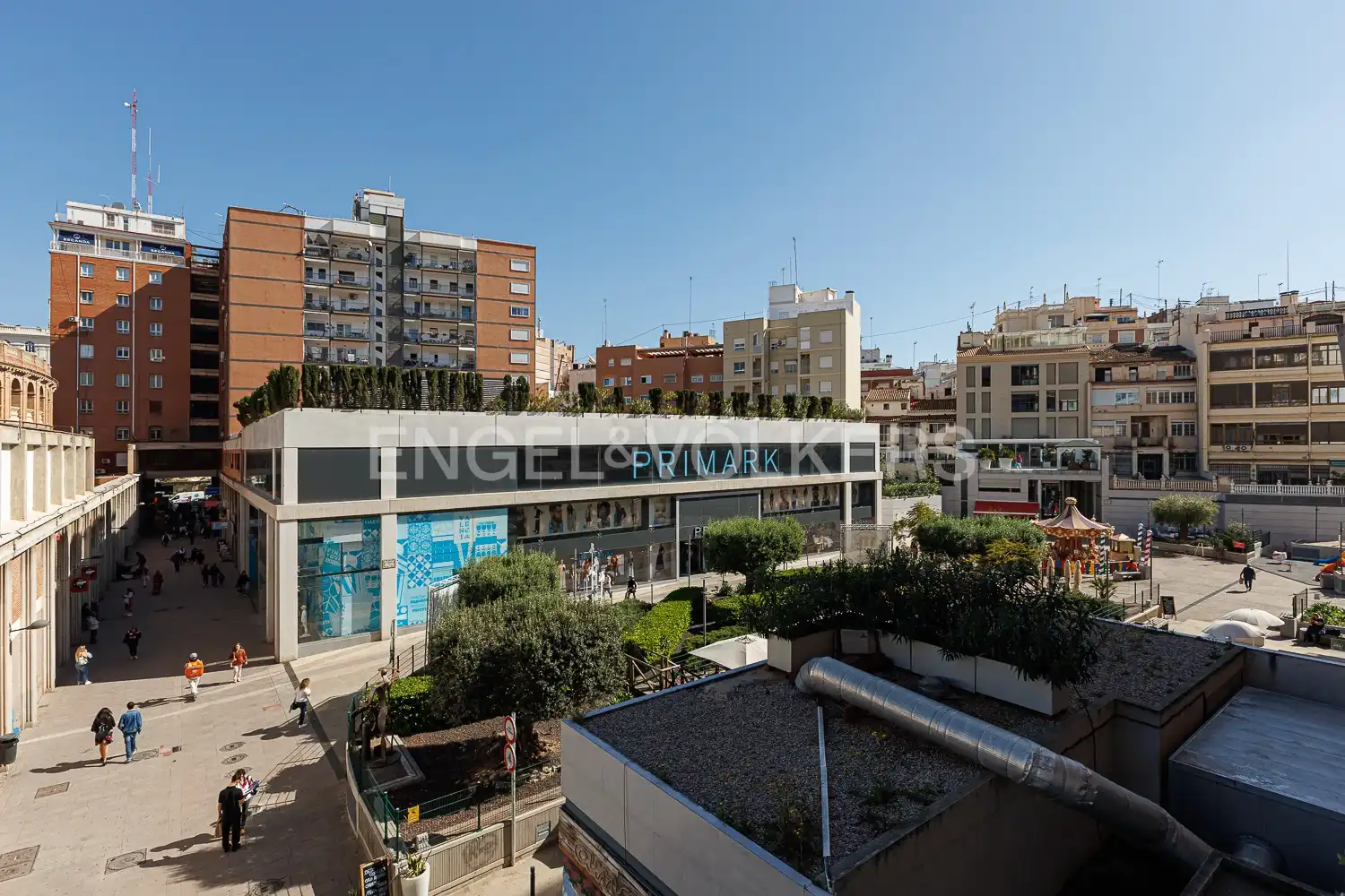 Terrasse von Wohnung zur Miete in Valencia mit Klimaanlage, Heizung und Terrasse