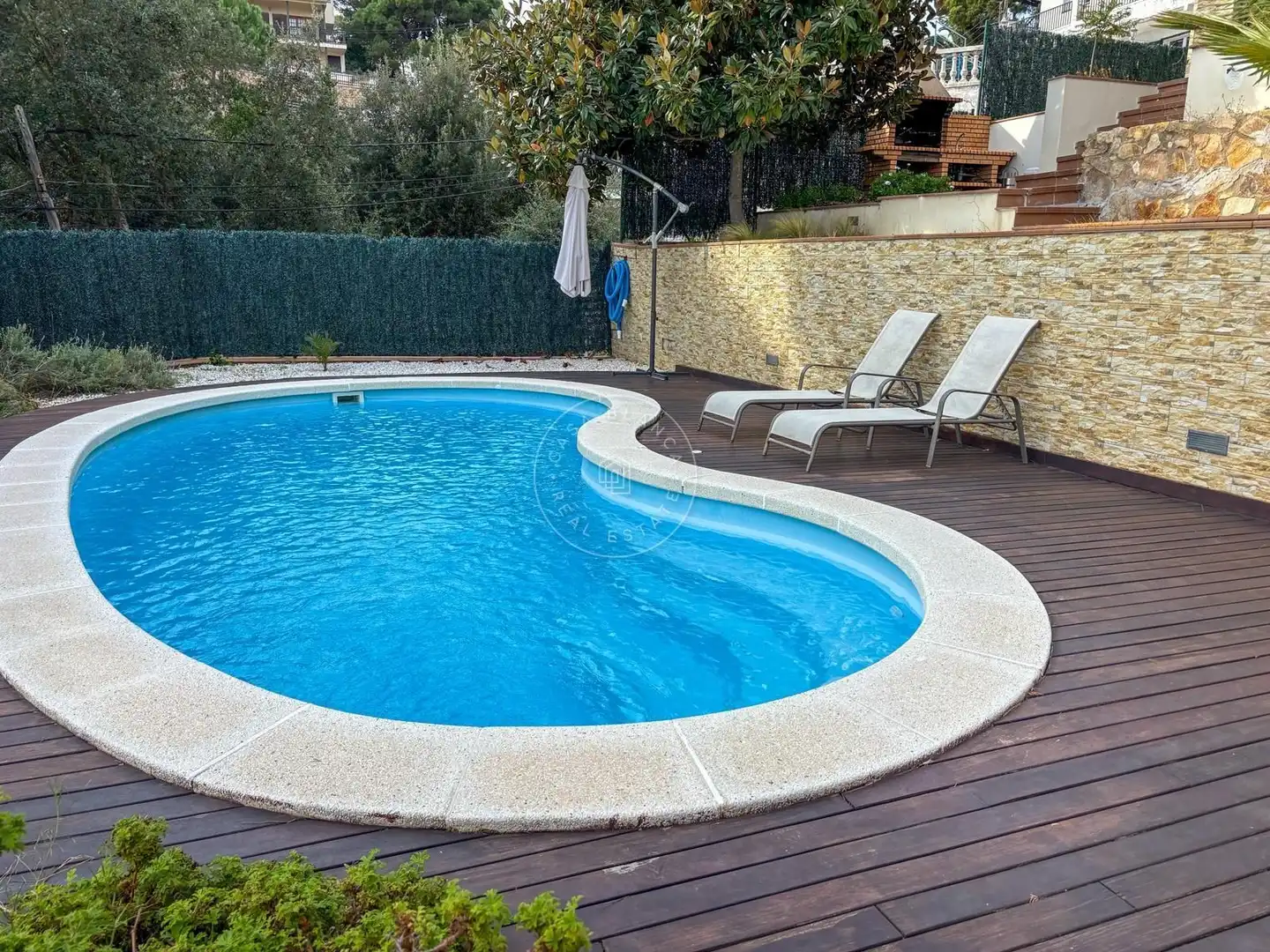 Piscina de Casa o chalet en venta en Lloret de Mar con Aire acondicionado, Calefacción y Jardín privado