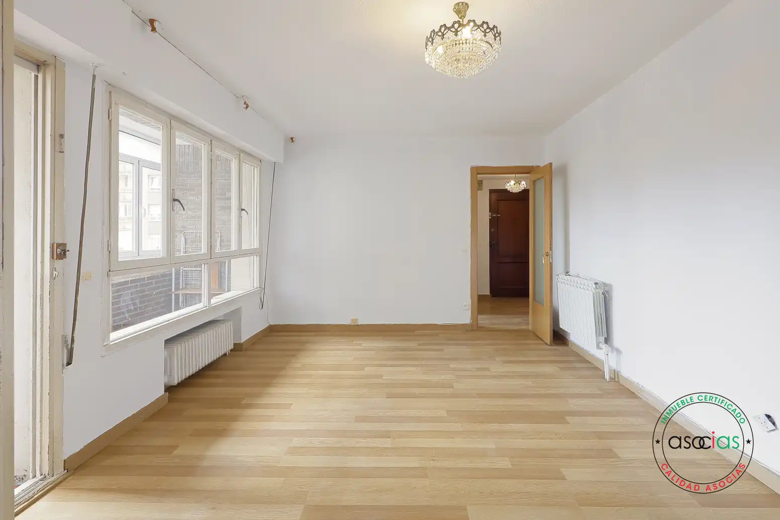 Schlafzimmer von Wohnung zum Verkauf in Gijón  mit Heizung, Parkett und Balkon