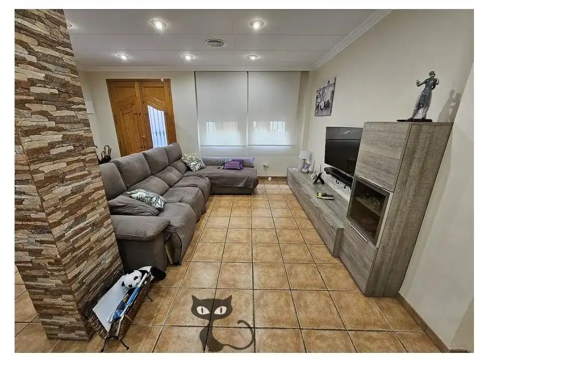 Sala de estar de Casa o chalet en venta en Albal con Terraza y Balcón