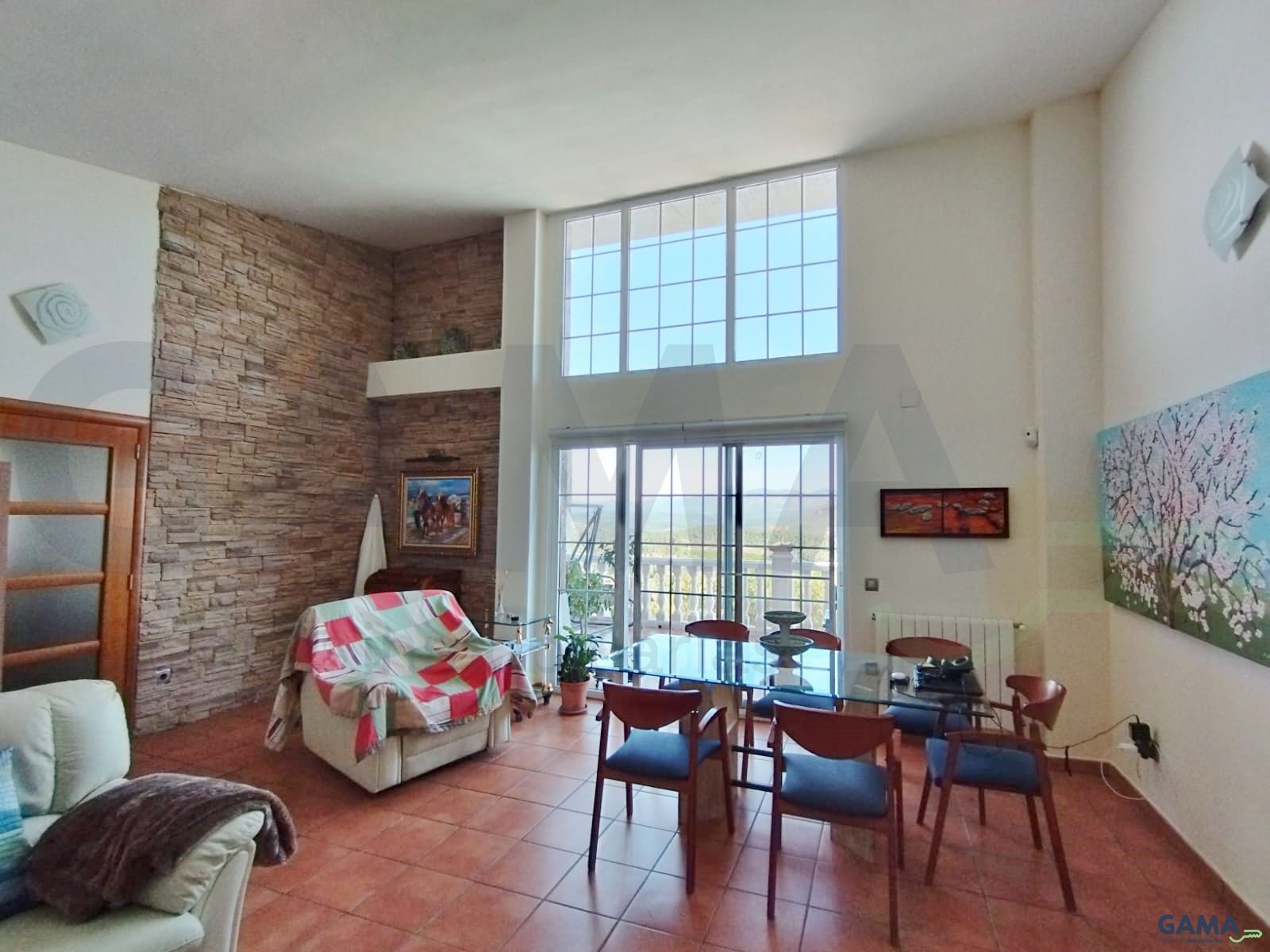Living room of House or chalet for sale in Algar de Palancia  with Air Conditioner, Private garden and Storage room