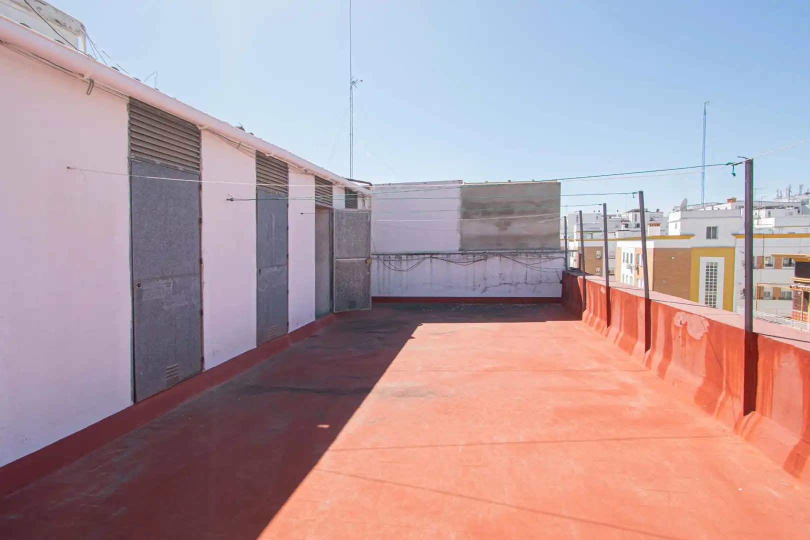 Terrace of Flat for sale in Sevilla  with Air Conditioner, Heating and Storage room