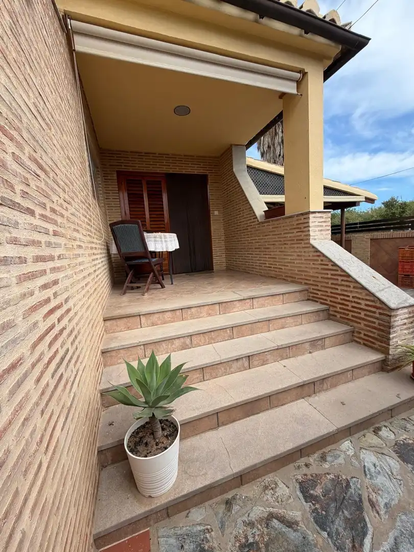 Terrassa de Casa o xalet de lloguer en Sagunto / Sagunt amb Aire condicionat, Jardí privat i Terrassa