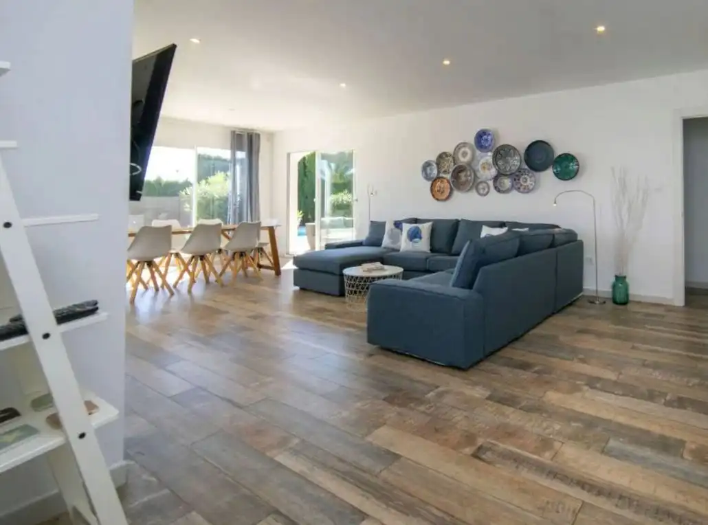 Sala de estar de Casa o chalet en venta en Calpe / Calp con Aire acondicionado, Calefacción y Jardín privado