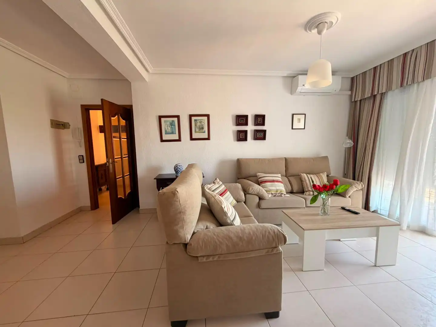 Sala de estar de Piso de alquiler en Mérida con Aire acondicionado, Calefacción y Amueblado
