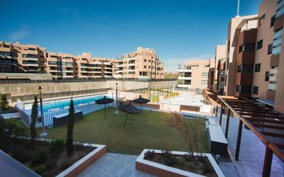 Swimming pool of Flat for sale in La Moraleja  with Air Conditioner, Private garden and Terrace