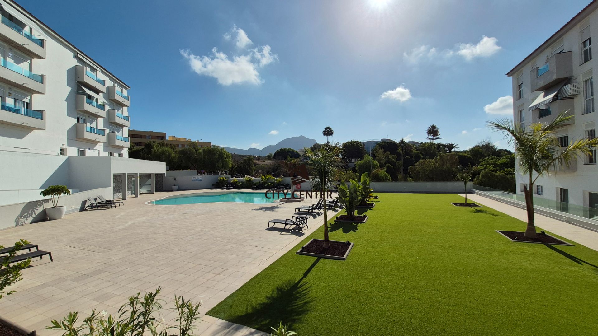 Garden of Flat for sale in Arona  with Air Conditioner, Furnished and Oven