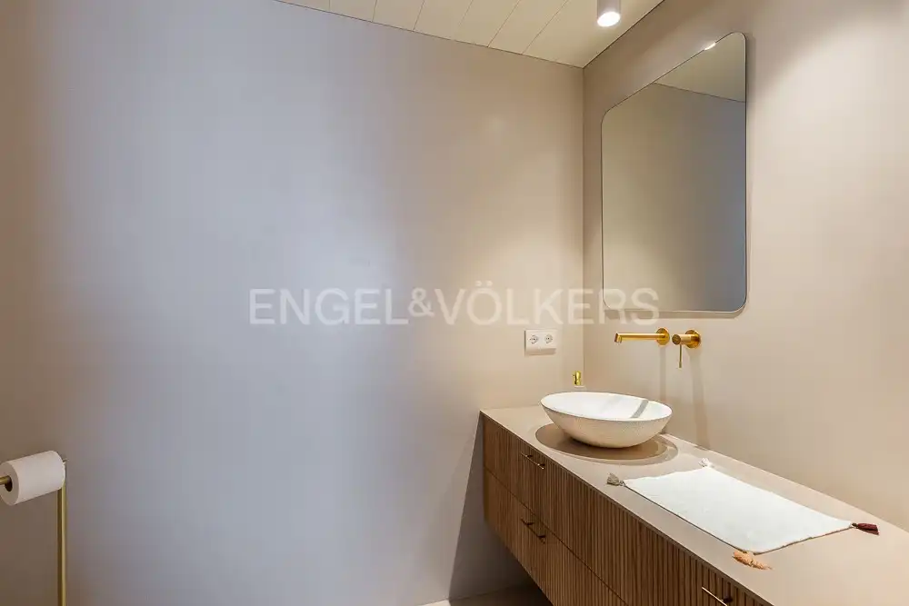 Baño de Ático de alquiler en Valencia con Aire acondicionado, Calefacción y Terraza