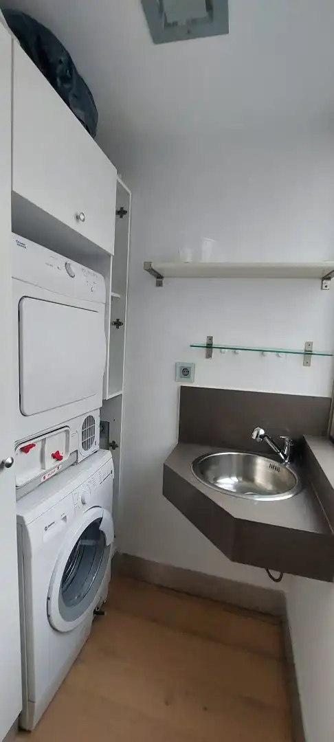 Cuina de Apartament de lloguer en Murcia amb Aire condicionat, Calefacció i Moblat