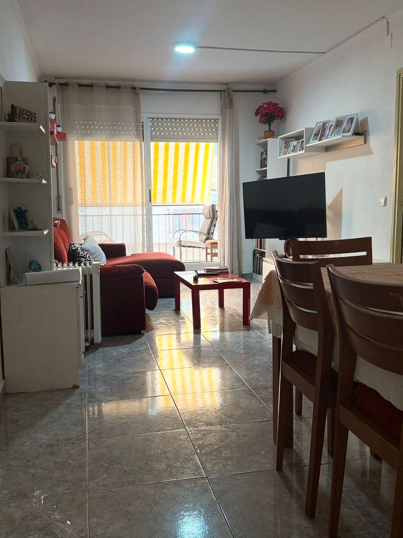 Sala d'estar de Pis en venda en Santa Oliva amb Balcó