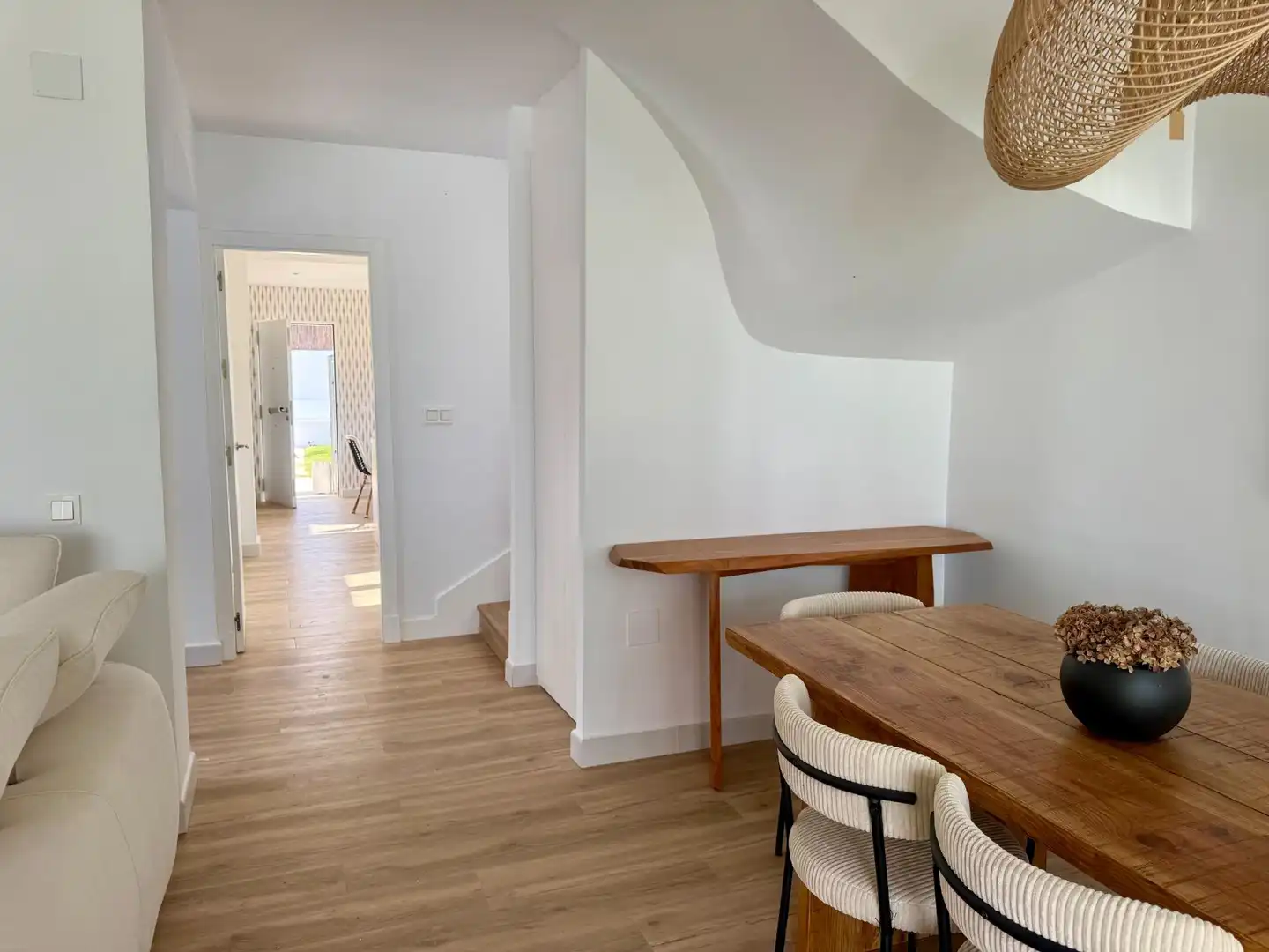 Dining room of Houses for sale in El Puerto de Santa María  with Private garden, Swimming Pool and Furnished