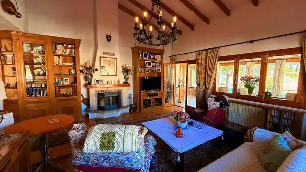 Living room of Houses for sale in Benidorm  with Swimming Pool, Furnished and Oven