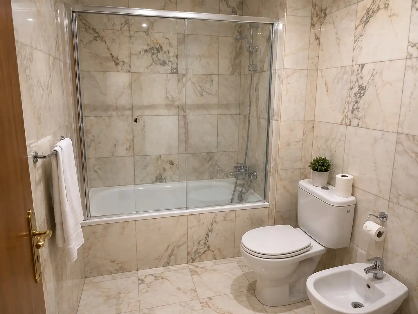 Bathroom of Apartments for rent in Encamp  with Heating and Furnished