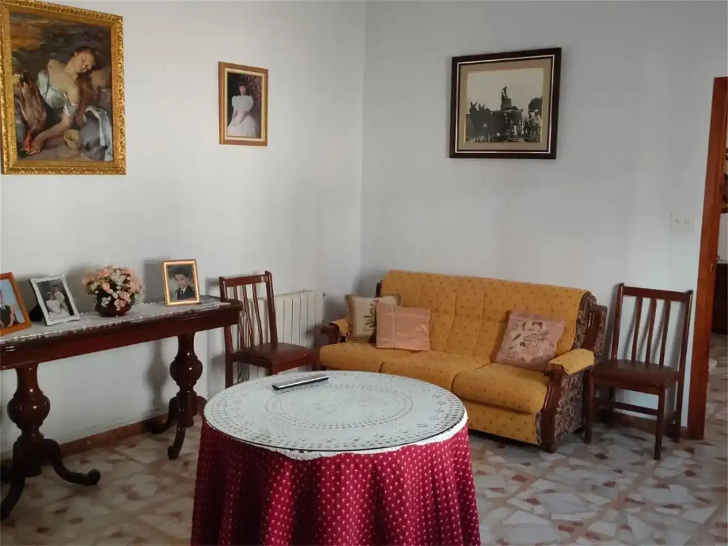 Sala de estar de Casa o chalet en venta en San Clemente con Balcón